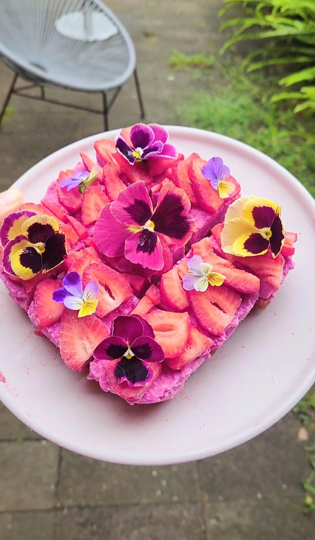 strawbeet cake